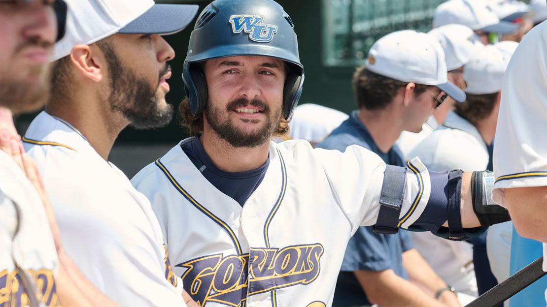 Webster Men's Baseball team players.